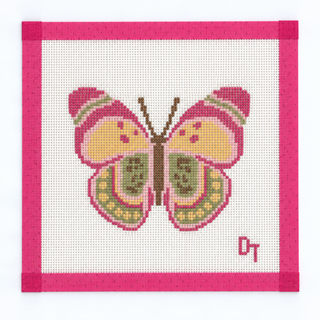 Butterfly needlepoint canvas by Duo Threads - House of Me boutique Norman OK