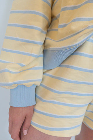 Striped Lounge Sweat Shorts