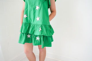 Clover Star Dress full length view - House of Me boutique Norman OK