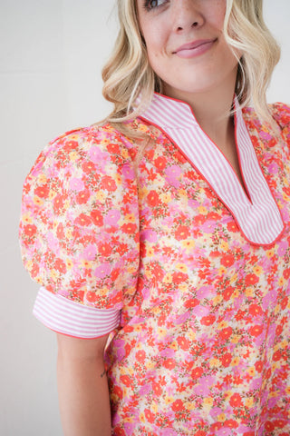 Poppy Floral Mini Dress