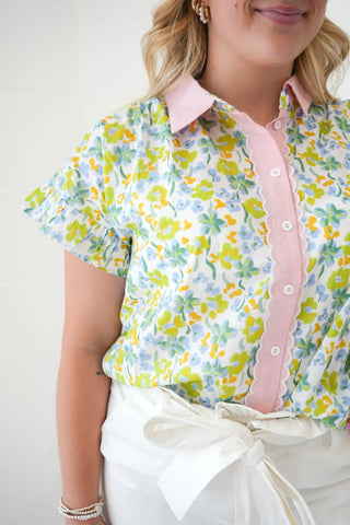 Maisie Floral Button-Down Top