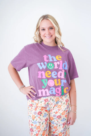 The World Needs Your Magic Graphic Tee