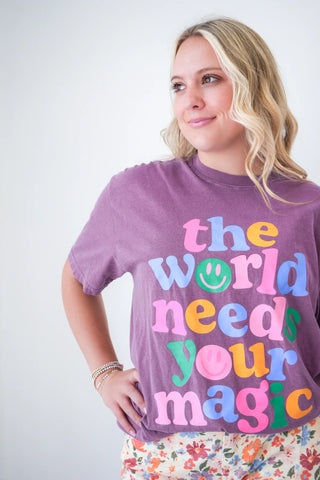 The World Needs Your Magic Graphic Tee