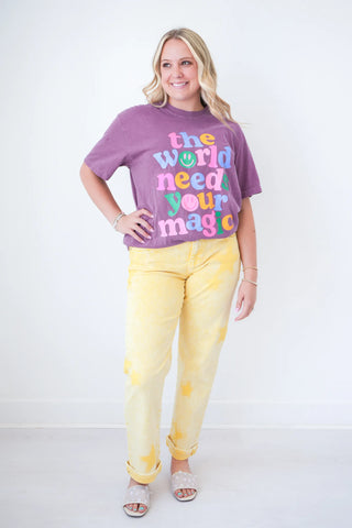 The World Needs Your Magic Graphic Tee