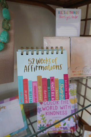 52 Weeks of Affirmations - Desk Flip Calendar