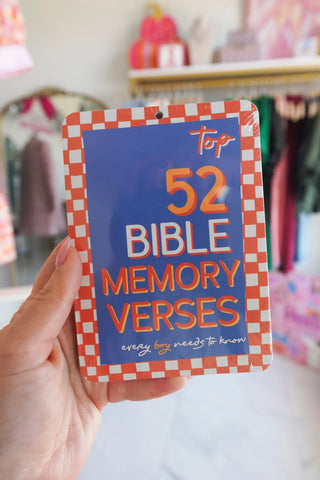 Kids Bible Memory Cards- Blue