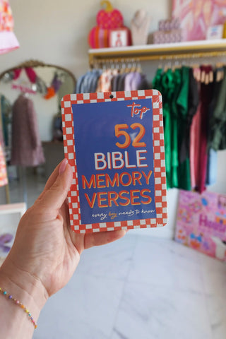 Kids Bible Memory Cards- Blue