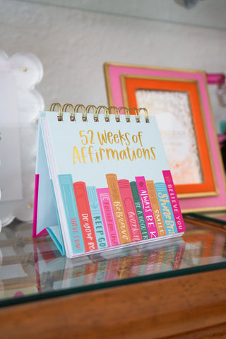 52 Weeks of Affirmations - Desk Flip Calendar