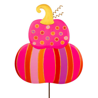 Round Top Collection Bright Pumpkin Stack