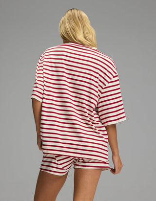 Women's First Layer Boyfriend Sleep Tee & Boxer Short Set