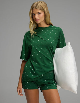 Women's First Layer Boyfriend Sleep Tee & Boxer Short Set