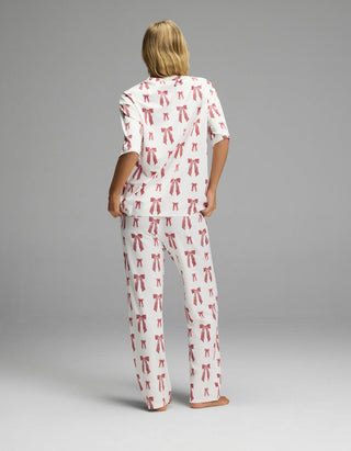 Women's First Layer Boyfriend Sleep Tee & Pajama Pant Set