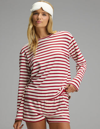 Women's First Layer Long Sleeve Sleep Tee & Boxer Short Set