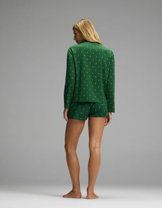 Women's First Layer Long Sleeve Sleep Tee & Boxer Short Set