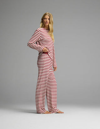 Women's First Layer Long Sleeve Sleep Tee & Pajama Pant Set