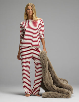 Women's First Layer Long Sleeve Sleep Tee & Pajama Pant Set