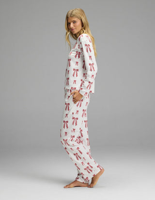 Women's First Layer Long Sleeve Sleep Tee & Pajama Pant Set