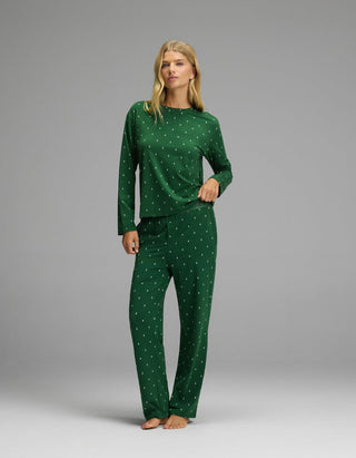 Women's First Layer Long Sleeve Sleep Tee & Pajama Pant Set