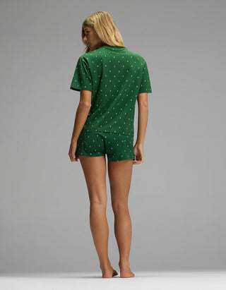 Women's First Layer Pajama Short Sleeve Tee & Boxer Short Set