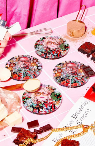 Tart By Taylor Best Buds Coaster - Boxed Set of Four