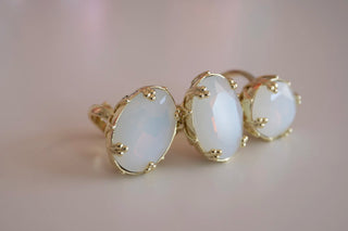 Adjustable Crystal Ring close-up view 11 - House of Me boutique Norman OK