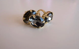 Adjustable Crystal Ring close-up view 2 - House of Me boutique Norman OK