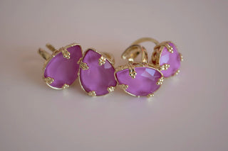 Adjustable Crystal Ring close-up view 6 - House of Me boutique Norman OK