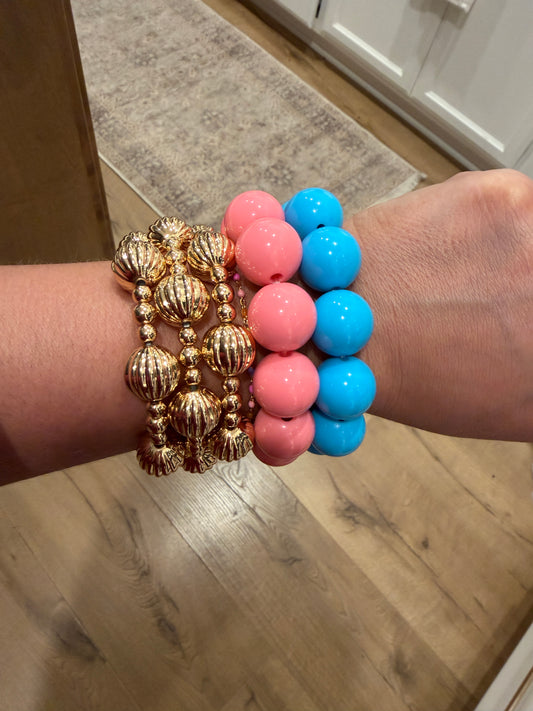 Statement Beaded Bracelet- 2 Colors