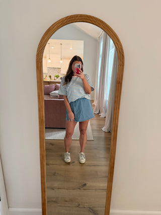 Parker Skort styled on model - House of Me boutique Norman OK