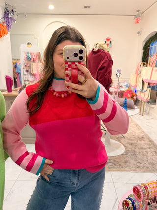 Abby Colorblock Sweater Top