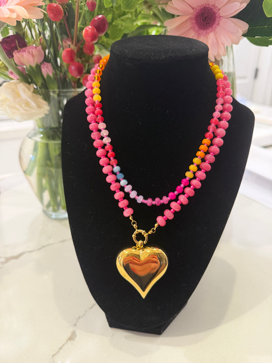 Golden Heart Necklace