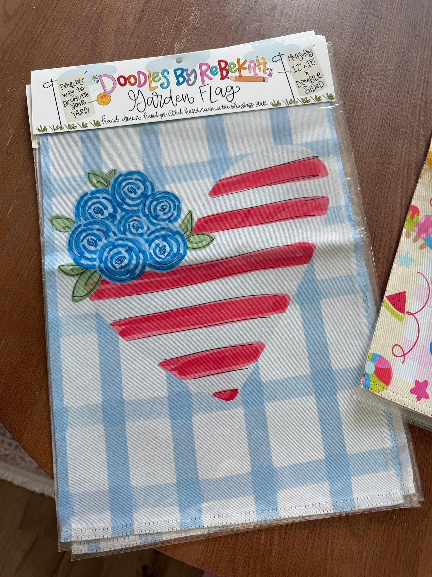 Floral Flag Garden Flag- Doodles By Rebekah