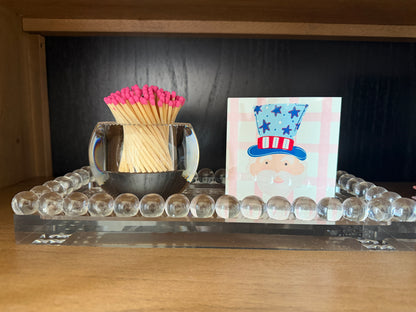Uncle Sam 4x4 Block- Doodles By Rebekah