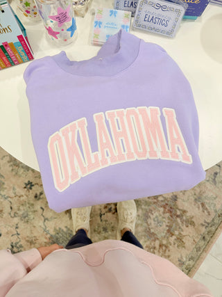 Lilac Oklahoma Mockneck | House of Me Exclusive.