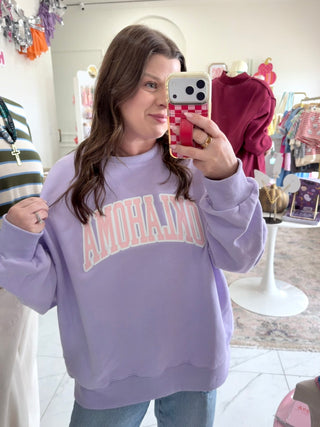 Lilac Oklahoma Mockneck | House of Me Exclusive