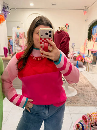Abby Colorblock Sweater Top