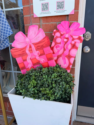 Round Top Collection large Pinkmas gift box styled view - House of Me boutique Norman OK