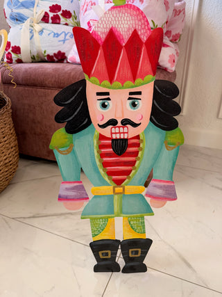 Round Top Collection Merry and Bright nutcracker metal Christmas decor - House of Me boutique Norman OK