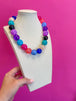 Blue, Purple and Pink