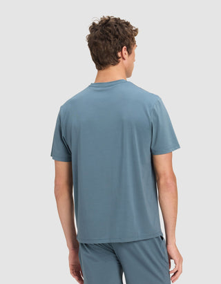 Men's First Layer Pajama Short Sleeve Tee & Short Set.
