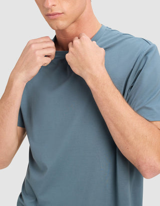 Men's First Layer Pajama Short Sleeve Tee & Short Set.