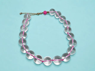 Judy Beaded Necklace - Clear