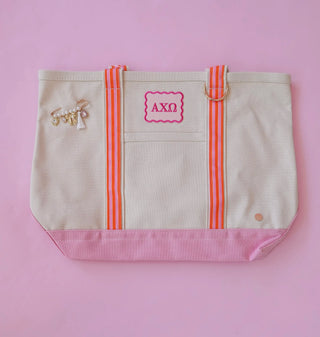 Alpha Chi Omega Canvas Tote Bag