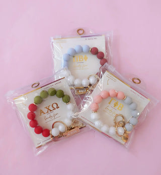Sorority Hands-Free Keychain Wristlet – Alpha Chi Omega