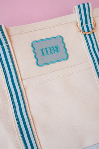 Pi Beta Phi Canvas Tote Bag