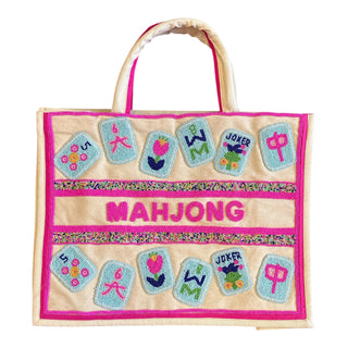 Mahjong tote bag by Golden Lily - House of Me boutique Norman OK