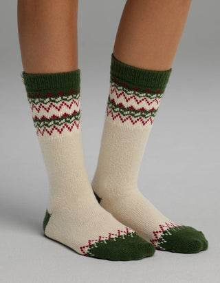 Women's Plush Lounge Calf Sock