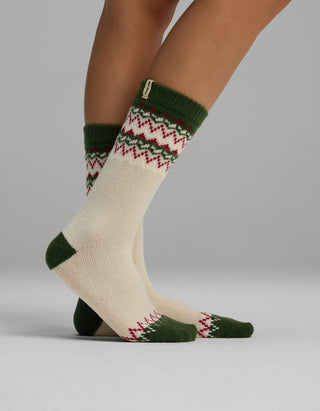 Women's Plush Lounge Calf Sock