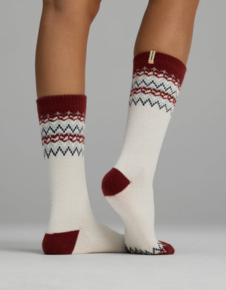 Women's Plush Lounge Calf Sock