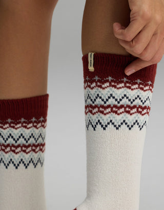 Women's Plush Lounge Calf Sock